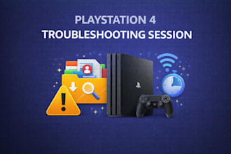 fix ps4 and ps5 errors, storage and network problems