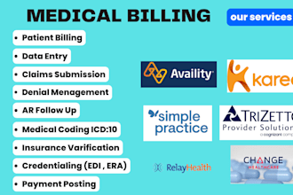 do medical billing, payment posting, denial management