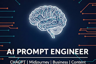 create professional chatgpt , midjourney ai prompts for your needs