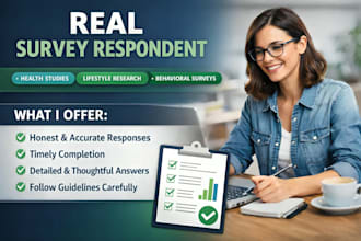 respond to health, lifestyle, and behavioral study online surveys