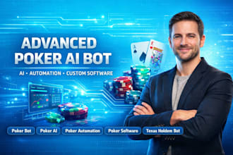 create advanced poker ai bot and poker automation software, 888poker bot