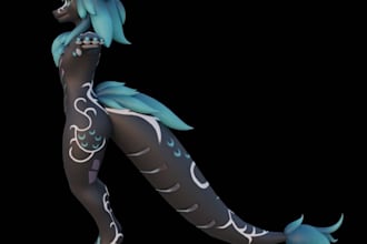 create and rig vrchat avatar vrc character vr chat avatar furry avatar nsfw