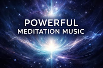 create calming meditation, sleep or focus music for your project