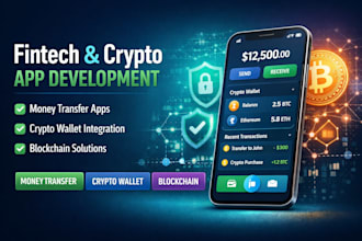 develop money transfer app mobile app fintech app crypto wallet app blockchain