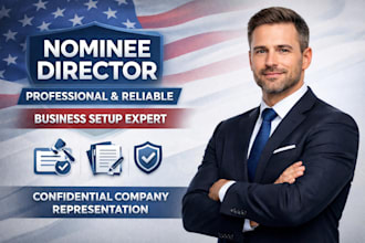 assist with USA company nominee registration and business documents
