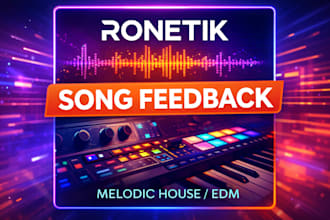 analyze your melodic house track and show how to improve it