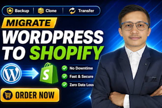 migrate wordpress to shopify or shopify to woocommerce safely