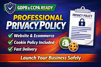 l fix your shopify legal pages for policy compliance