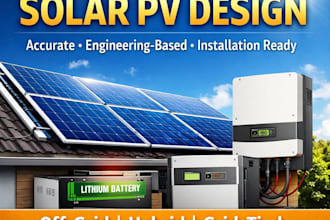 create professional solar pv designs and bills of quantitie