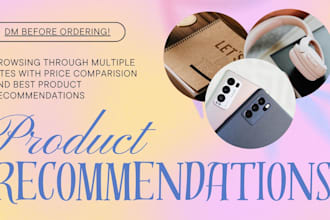 recommend the best product for your needs