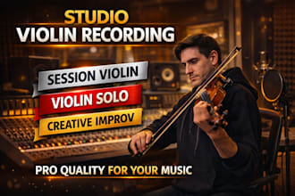 record studio violin solo and session parts