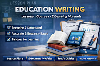 craft highquality educational content for lessons, courses and elearning