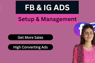 setup and manage facebook ads campaign, meta ad marketing,