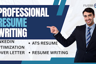 professional resume writing, cover letter design, cv, linkedin optimization