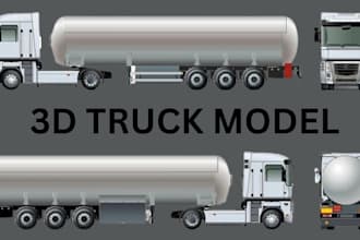 3d truck model car modeling automotive cad design vehicle model wrap van model