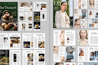 design professional magazine ads catalogs and print layout