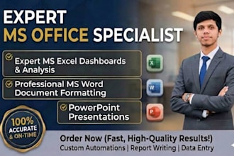 provide virtual assistant services using ms office