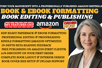 do book formatting book editing profreading paperback formatting amazon kdp