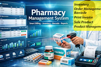 build smart pharmacy management system web applicatons