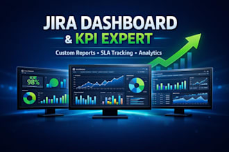 create advanced jira dashboards custom reports  KPI performance tracking system