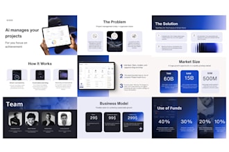 design a clean and investor ready pitchdeck for your startup