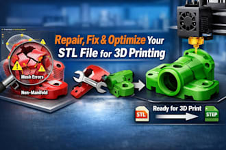 repair, fix and optimize your stl file for 3d printing and mesh repair