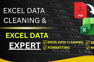 do excel data cleaning merge split and formatting