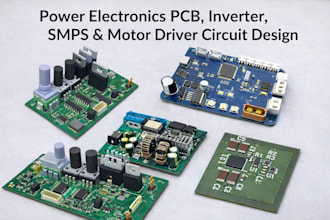 design power electronic pcb, inverter, smps and motor driver circuit