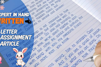 handwrite notes and letters