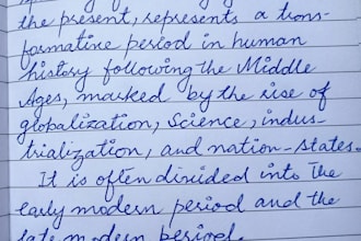 do english and urdu handwriting for you