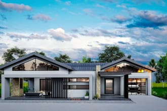 create stunning 3d farmhouse, barn, ranch, cabin and backyard designs