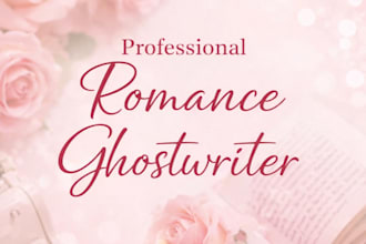 ghostwrite your romance novel or story
