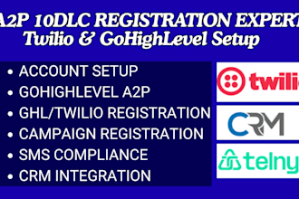 handle a2p and 10dlc registration for gohighlevel SMS campaigns