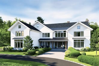 do exterior home design, facade house rendering 3d exterior design architecture