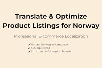 translate and optimize your listing for norway
