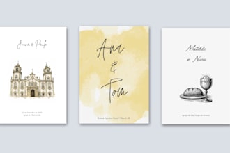design a custom wedding mass booklet, missal