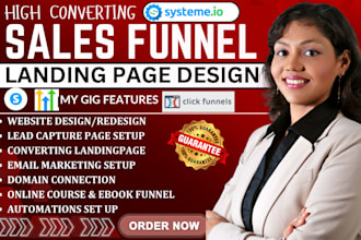 build systeme io sales funnel systeme io landing page systeme io website
