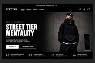 build clothing store clothing website fashion store design streetwear website