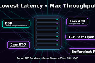 optimize your linux server for maximum tcp speed and ultralow latency