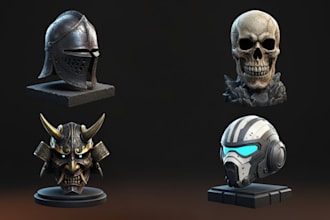sculpt custom 3d cosplay armor 3d mask realistic halloween mask for 3d printing