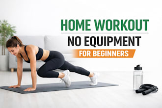 create a beginner home workout plan no gym needed