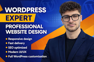 build a professional and responsive wordpress website