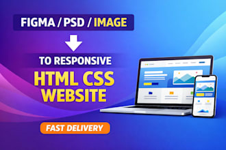 convert figma to responsive html css