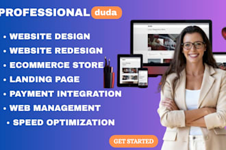 design duda website for your business