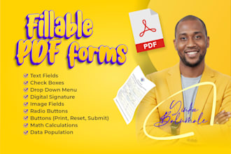 create professional fillable PDF forms, interactive and branded