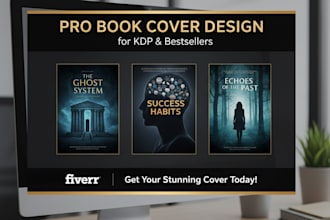 design a creative ebook, paperback, and hardcover for KDP
