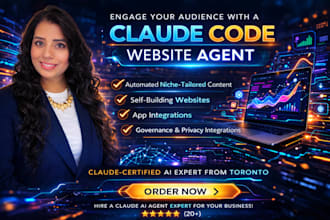 build a claude ai agent that creates websites