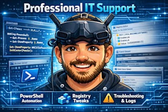 fix your windows PC issues remotely and provide IT support