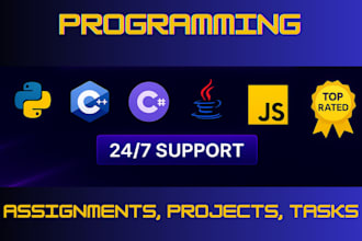 do your coding assignments and projects in python, cpp,java, rust,julia,go and r
