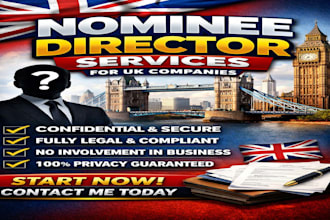 provide nominee director service for UK companies
